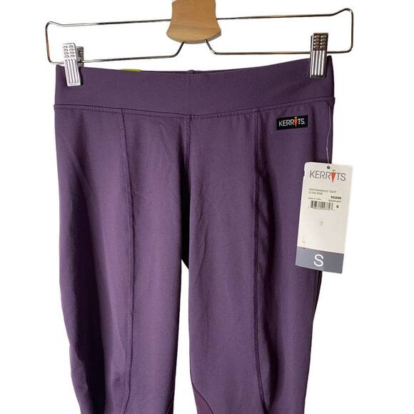 NWT Kerrits Flow Rise Knee Patch Performance Tight in Eggplant Purple Size Small - Picture 2 of 7